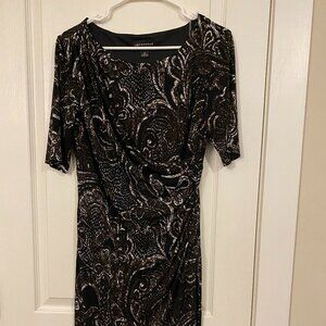 NEW Connected Apparel Paisley workwear dress